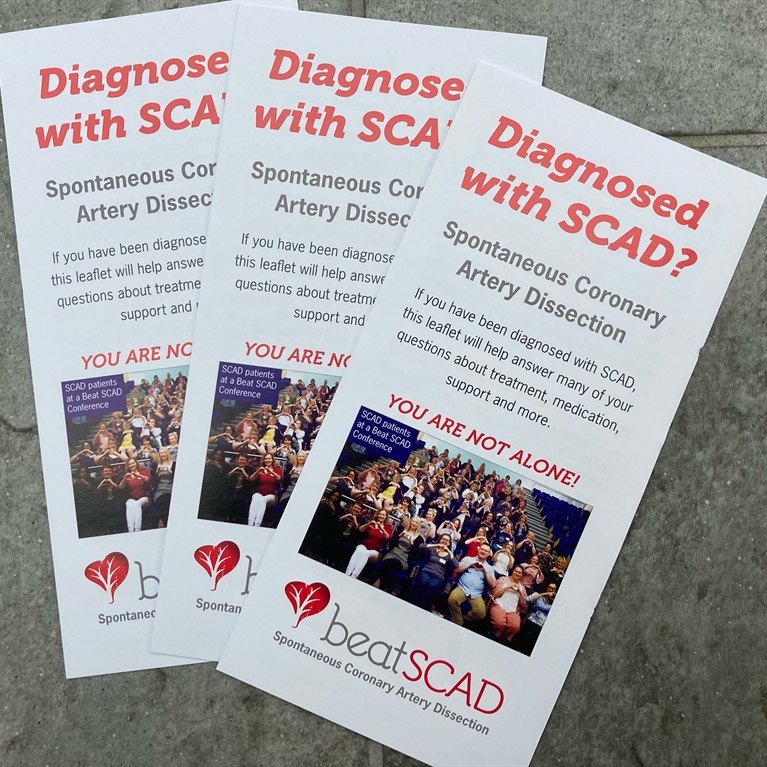 Diagnosed with SCAD leaflet